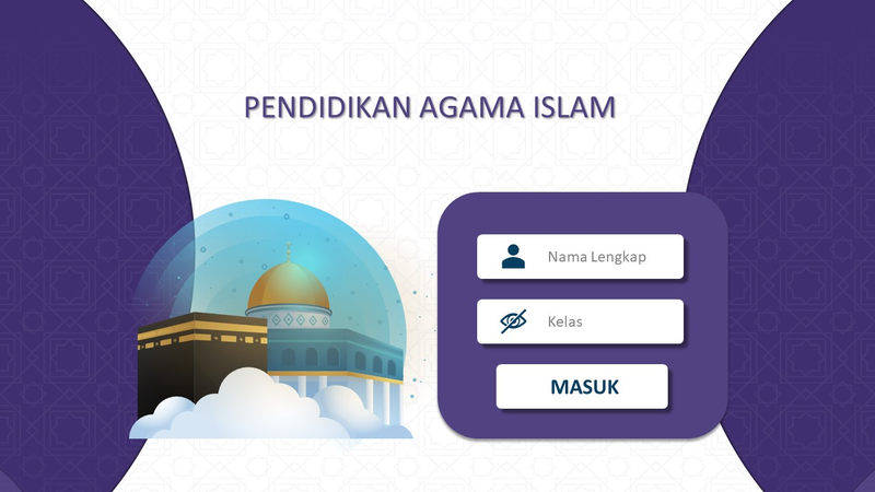 Highlight image 1 for Template Media Pembelajaran Interaktif PAI Editable PowerPoint (PPT)