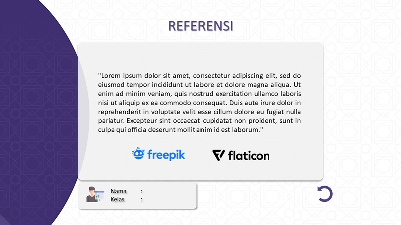 Highlight image 9 for Template Media Pembelajaran Interaktif PAI Editable PowerPoint (PPT)