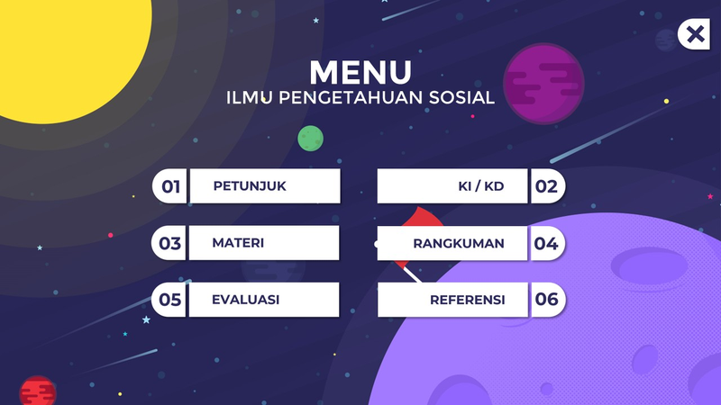 Highlight image 2 for 🎨 Template Media Pembelajaran Interaktif IPS Editable Powerpoint (PPT)