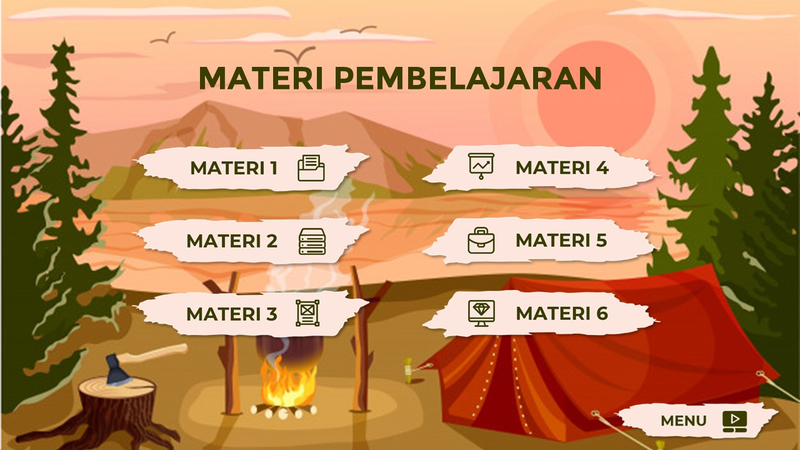 Highlight image 5 for 🎨 Template Media Pembelajaran Interaktif Sejarah Indonesia Editable Powerpoint