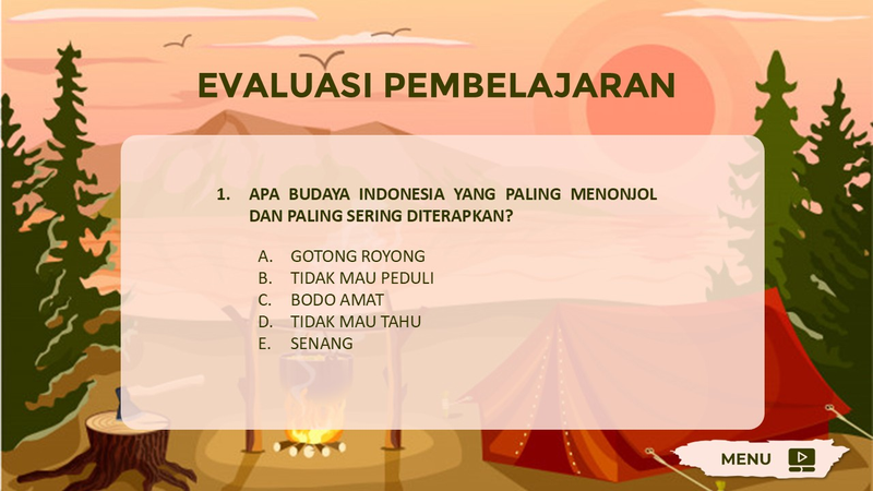 Highlight image 8 for 🎨 Template Media Pembelajaran Interaktif Sejarah Indonesia Editable Powerpoint