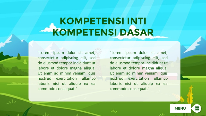 Highlight image 4 for 🎨 Template Media Pembelajaran Interaktif Bahasa Indonesia Editable Powerpoint