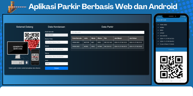 Highlight image for Source Code - Aplikasi Parkir Berbasis Web dan Android