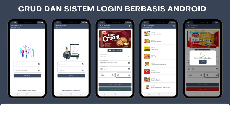 Highlight image for Source Code - CRUD dan Sistem Login Berbasis Android