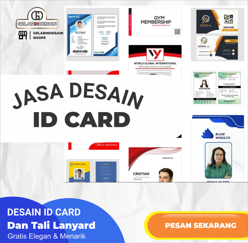 Highlight image for Jasa Desain ID Card GelarInDesain