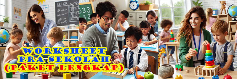 Highlight image for 08. Worksheet Pra sekolah (Paket lengkap)