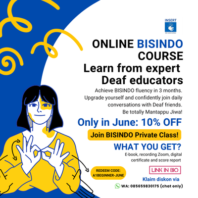 image for Special June for Online BISINDO Private Course button