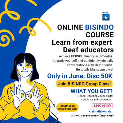 image for Special June for Online BISINDO Group Course button