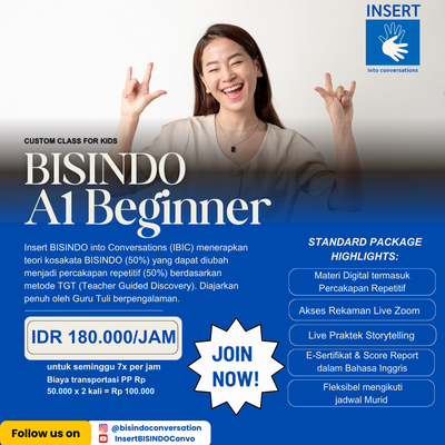 image for Custom BISINDO Class for Kids  button