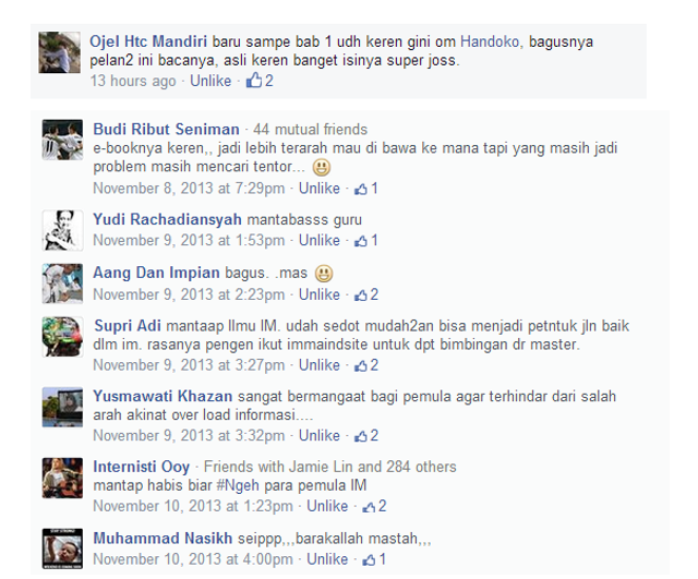 Image 0 for Apa kata mereka yang sudah membaca...