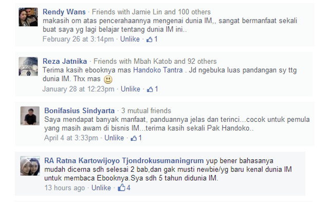 Image 2 for Apa kata mereka yang sudah membaca...