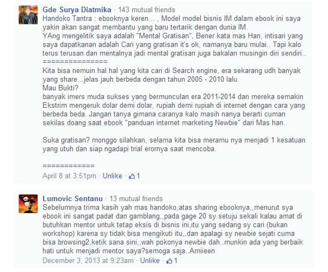 Image 3 for Apa kata mereka yang sudah membaca...