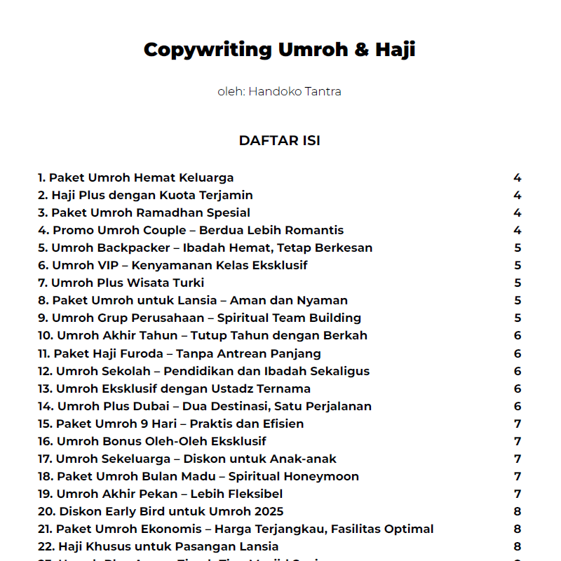 Highlight image for 2000++ Copywriting Jualan Siap Pakai