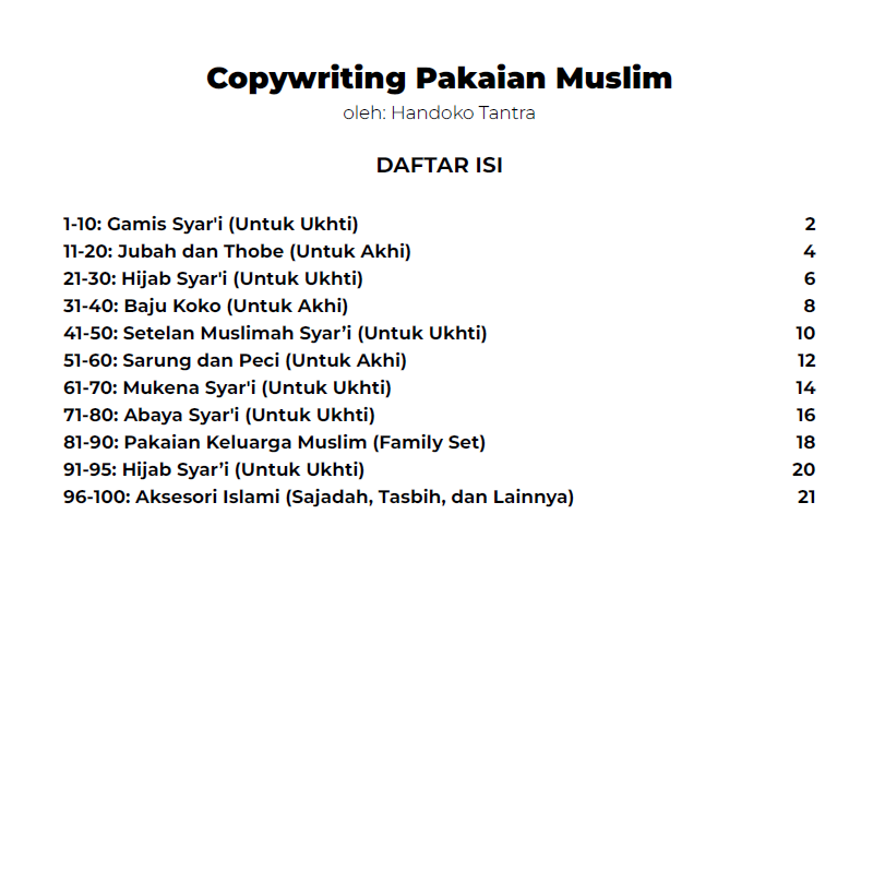 Highlight image for 2000++ Copywriting Jualan Siap Pakai