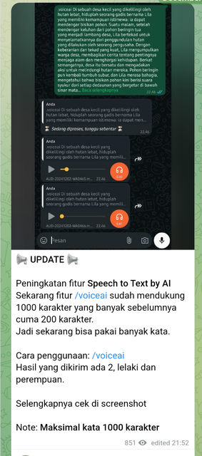 Image 2 for Fitur-fitur di dalam WA AI