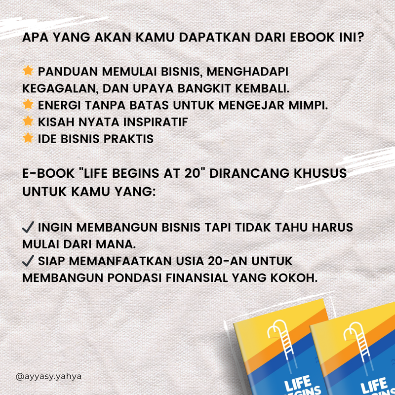 Highlight image for eBook Life Begins At 20