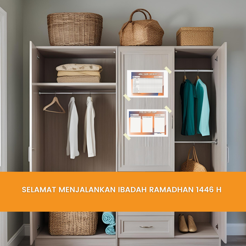 Highlight image 4 for RAMADHAN KIT : AMAL YAUMI CHECKLIST & EVALUATION FORM