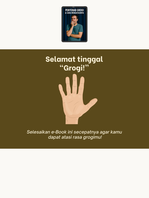 Highlight image for 📕 FREE eBook Eksklusif: Penyebab Grogi & Cara Mengatasinya
