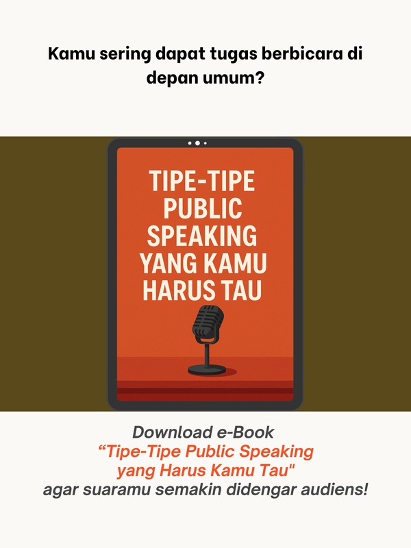 Highlight image for 🎙️ FREE eBook Eksklusif: Tipe-Tipe Public Speaking yang Harus Kamu Tau