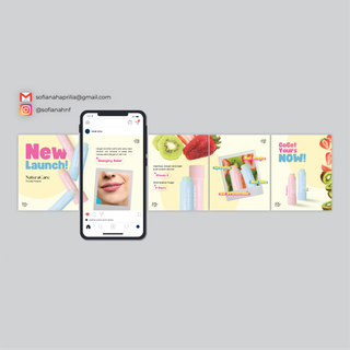 image for Simple Instagram Feed Carousel (Skincare Product Brand) (2) button