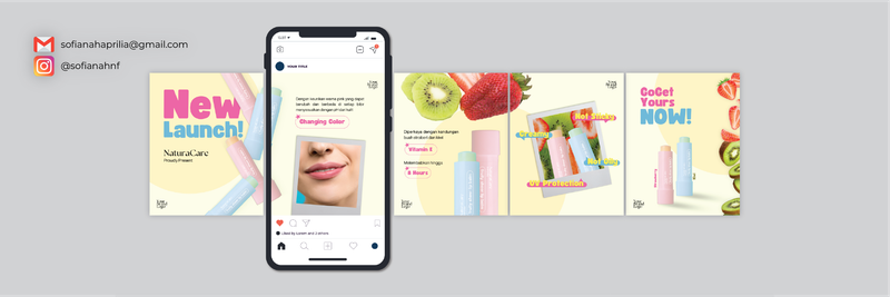Highlight image 1 for CANVA Simple Instagram Feed Carousel (Skincare Product Brand) (2)