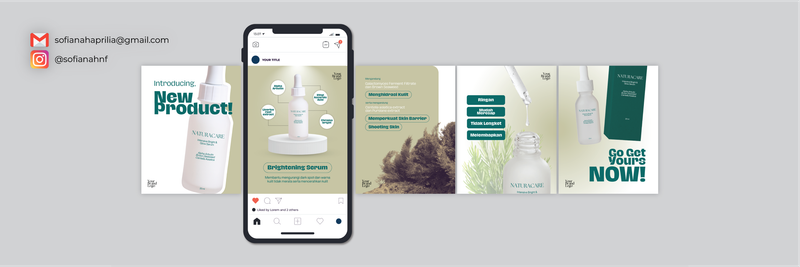 Highlight image for CANVA Simple Instagram Feed Carousel (Skincare Product Brand) (3)