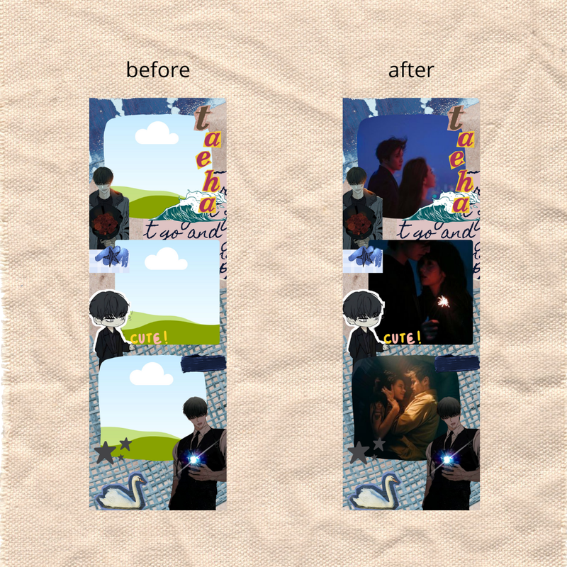 Highlight image for Template foto studio/scrapbook |Beom Taeha <3| in Canva