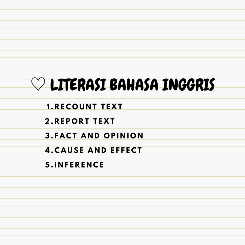 Highlight image 2 for CATATAN PROUTBK 2025 LITERASI BAHASA INGGRIS, DILENGKAPI LATIHAN SOAL DAN TRIK CEPAT MENJAWAB SOAL PER BAB