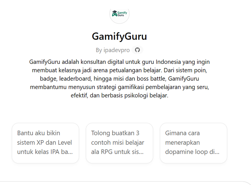 Highlight image 2 for Paket Kelas Guru - GamifyGuru