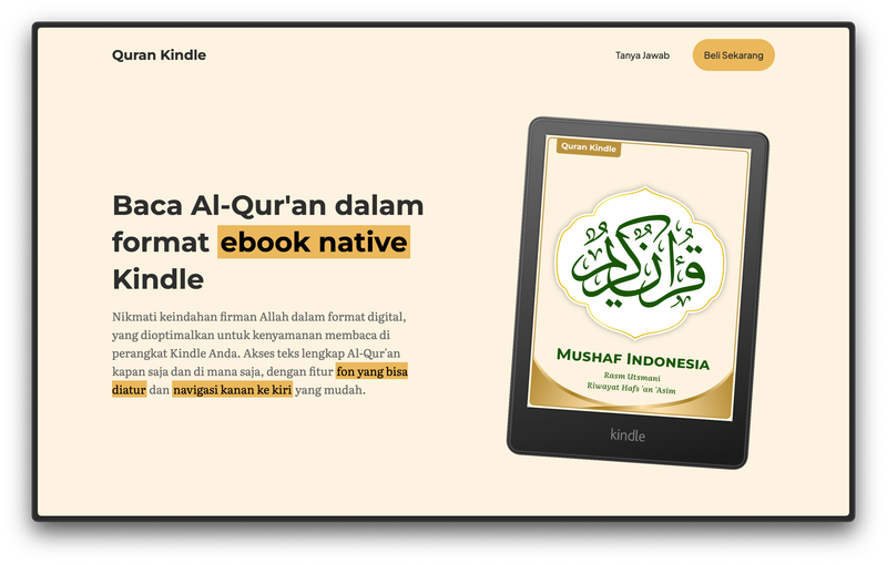 Quran Kindle profile background