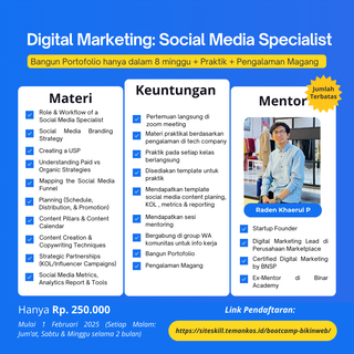 image for Digital Marketing: Social Media Specialist button