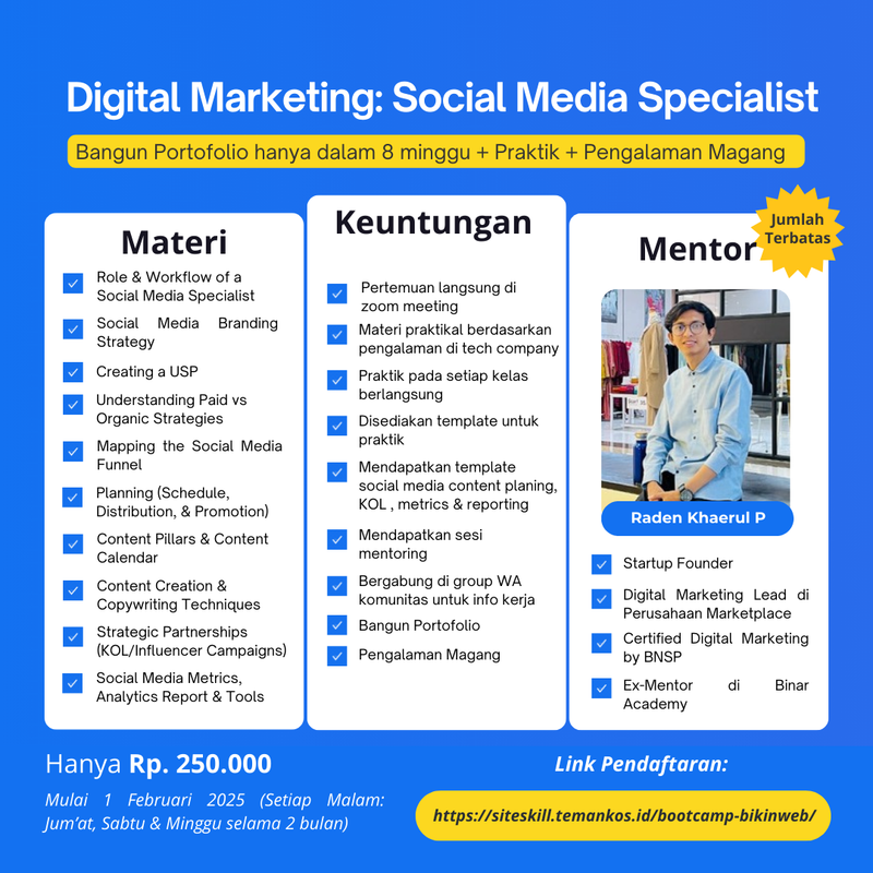 Highlight image 1 for Bootcamp Digital Marketing: Social Media Specialist