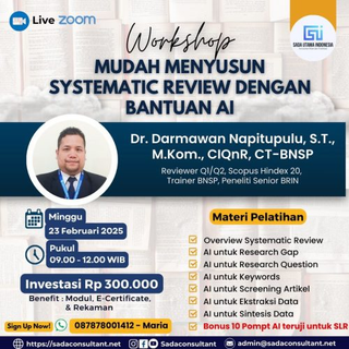 image for  Systematic Literature Review (SLR) dengan Bantuan AI button