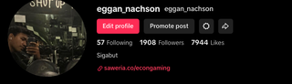 image for Jangan lupa follow tiktok juga  button