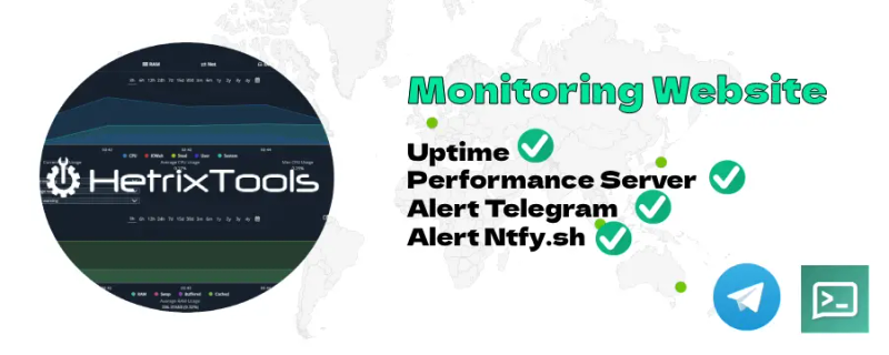 Highlight image 1 for Uptime Monitor | Performance Monitor Server | Notification Alert | Ebook HetrixTools
