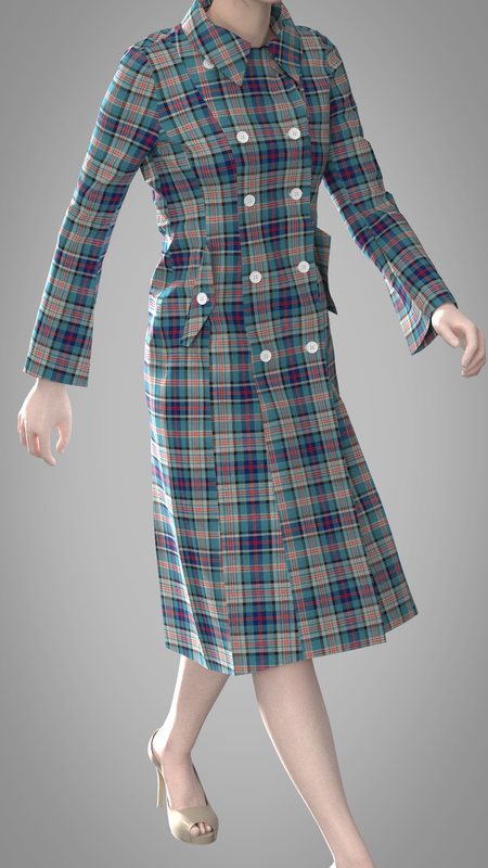 Highlight image 6 for Winter Coat Sewing Pattern Women PDF | Coat Pattern | Long Coat PDF Pattern | Jacket Sewing Pattern | Women Coat
