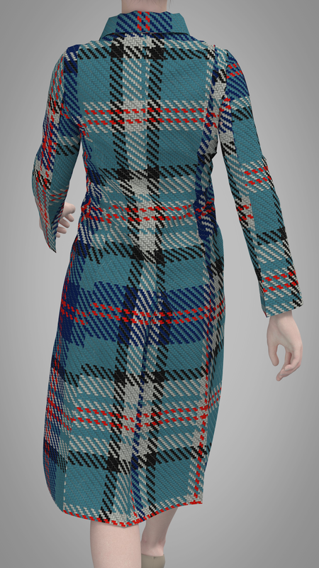 Highlight image 7 for Winter Coat Sewing Pattern Women PDF | Coat Pattern | Long Coat PDF Pattern | Jacket Sewing Pattern | Women Coat