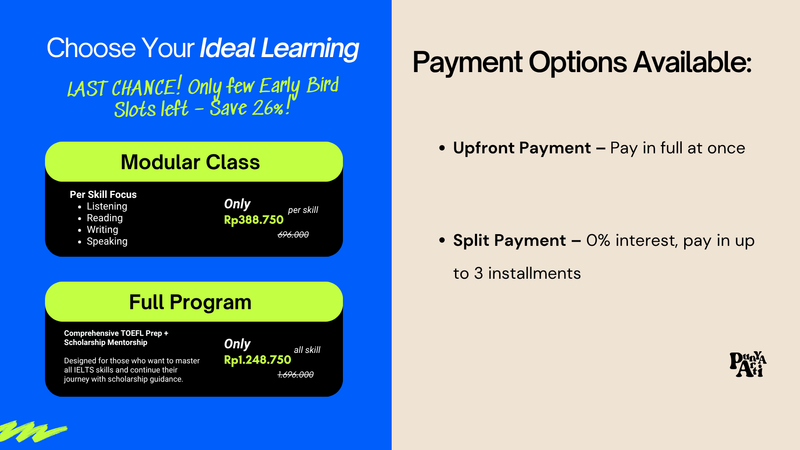 Program Options & Pricing