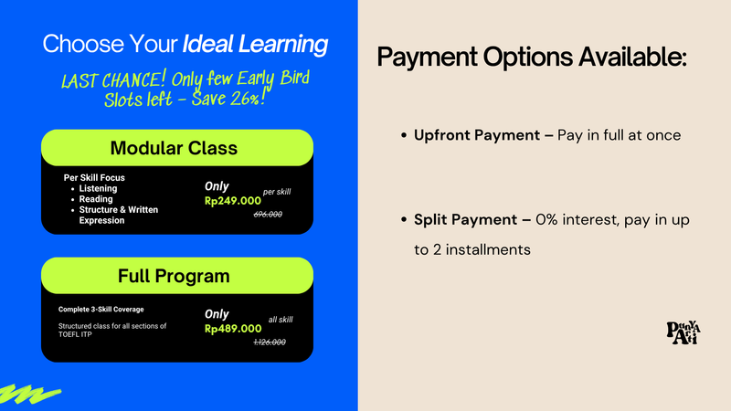 Program Options & Pricing