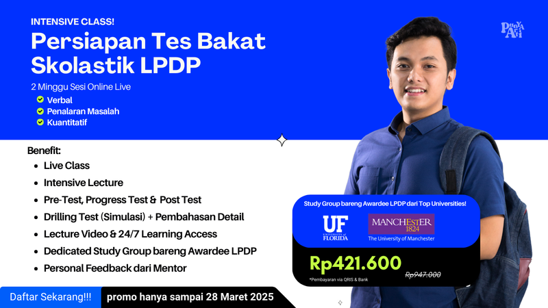 Highlight image 1 for Intensive Class! Persiapan Tes Bakat Skolastik LPDP
