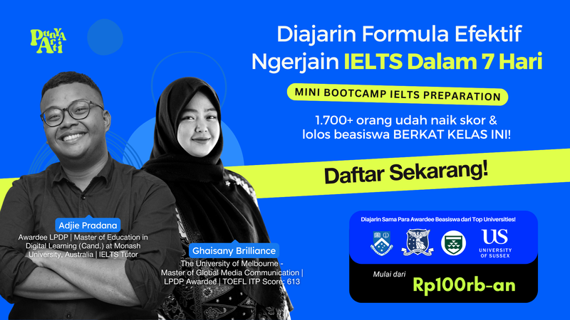 Highlight image for Mini Bootcamp IELTS/TOEFL Preparation