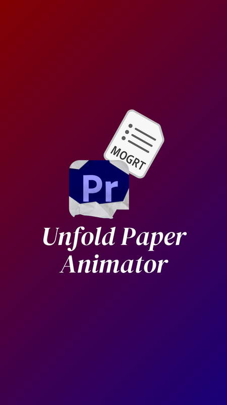 Highlight image 1 for CUSTOM UNFOLD PAPER ANIMATOR