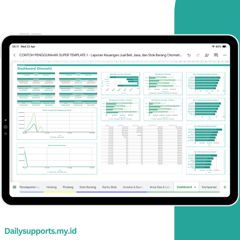 Image 1 for Preview Isi Template