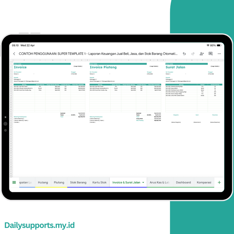 Image 4 for Preview Isi Template