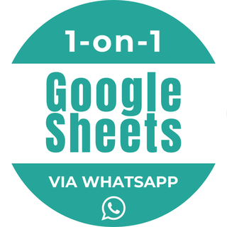 image for Private 1-on-1 Konsultasi Google Sheets Melalui Chat Whatsapp button