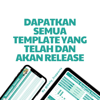 image for PAKET LENGKAP - DAPAT SEMUA GOOGLE SHEETS & EXCEL TEMPLATE by @Daily_Supports button