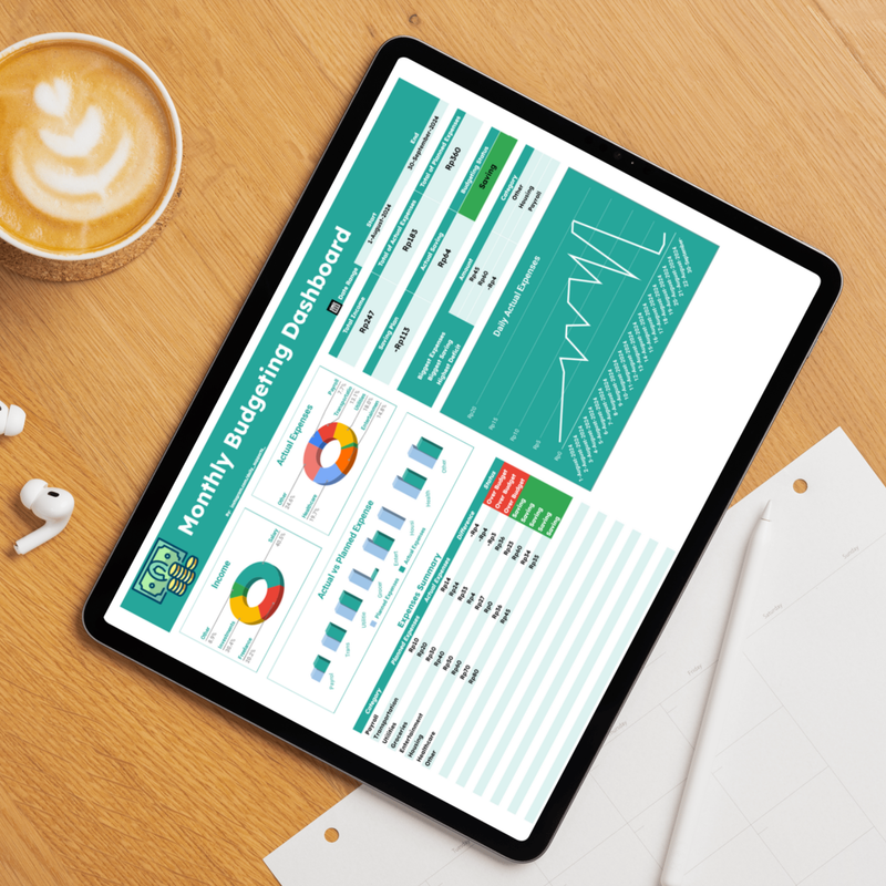 Highlight image for [002] Budgeting Dasboard v1.0 - Google Sheets Template  by @Daily_Supports