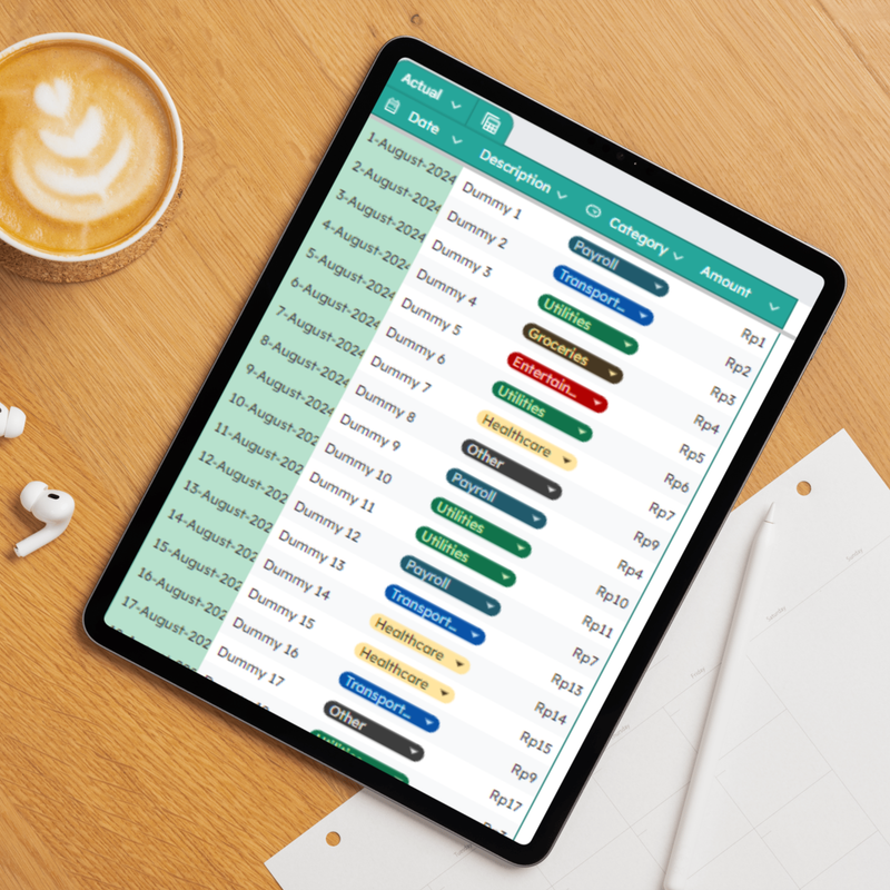Highlight image for [002] Budgeting Dasboard v1.0 - Google Sheets Template  by @Daily_Supports
