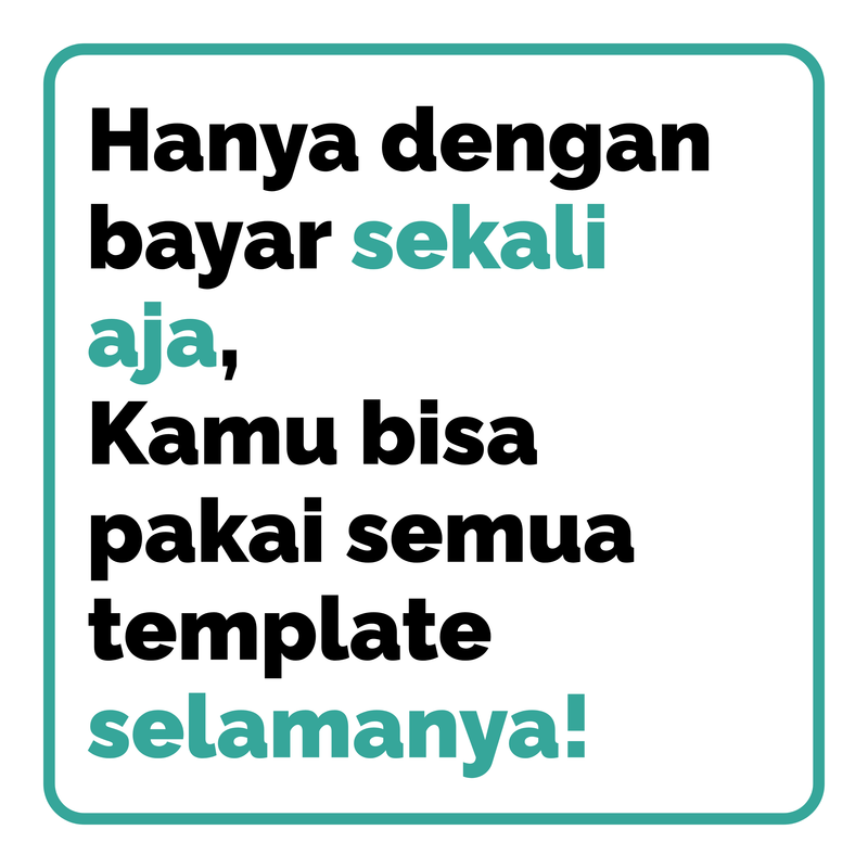 Highlight image for PAKET LENGKAP - DAPAT SEMUA GOOGLE SHEETS TEMPLATES by @Daily_Supports