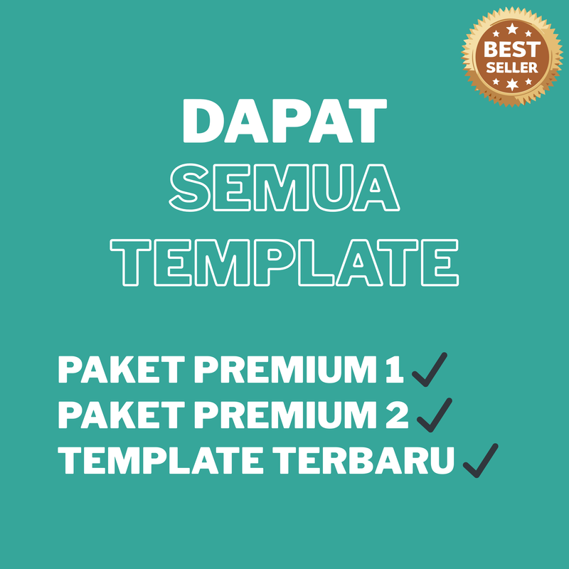 Highlight image for PAKET PREMIUM 1 & 2 - DAPAT SEMUA GOOGLE SHEETS TEMPLATES by @Daily_Supports